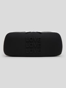 Happy Rabbit LOVE Medium Silicone Zip Storage Case — Erotic • Black