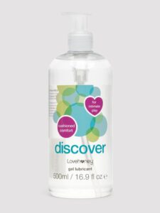 Lovehoney Discover Water-Based Anal Lubricant 500ml — Erotic