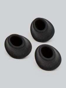 Womanizer Vibrator Replacement Heads Small (3 Pack) — Erotic • Black