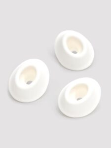 Womanizer Vibrator Replacement Heads Medium (3 Pack) — Erotic • White