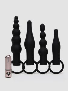 Lovehoney The Booty Bunch Rechargeable Vibrating Butt Plug Set (5 Piece) — Sex Toys • Black Australia Lovehoney The Booty Bunch Rechargeable Vibrating Butt Plug Set (5 Piece) — Sex Toys • Black