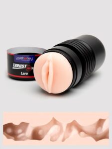 Thrust Pro Ultra Lara Self-Lubricating Realistic Vagina Cup — Sex Toys • Flesh Pink