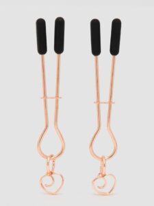 Bondage Boutique Rose Gold Adjustable Nipple Clamps — Sex Toys • Gold Australia Bondage Boutique Rose Gold Adjustable Nipple Clamps — Sex Toys • Gold