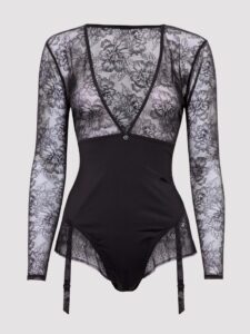 Lovehoney Lingerie Lovehoney Plus Size Hourglass Black Smoothing Long Sleeve Crotchless Body - 1X / 2X — Lingerie • Black Australia Lovehoney Lingerie Lovehoney Plus Size Hourglass Black Smoothing Long Sleeve Crotchless Body - 1X / 2X — Lingerie • Black