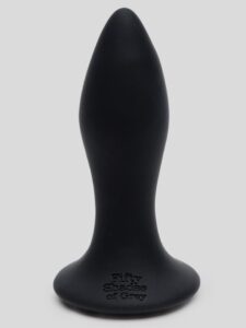 Fifty Shades of Grey Sensation Rechargeable Vibrating Butt Plug — Sex Toys • Black