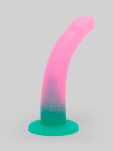 Lovehoney Glitter Silicone Dildo 6 Inch — Sex Toys • Pink