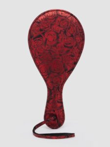 Fifty Shades of Grey Sweet Anticipation Reversible Dual Texture Round Paddle — Erotic • Black