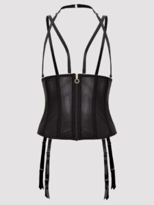 Lovehoney Lingerie Lovehoney Plus Size Secret Silhouette Black Steel-Boned Waspie - 1X / 2X — Lingerie • Black Australia Lovehoney Lingerie Lovehoney Plus Size Secret Silhouette Black Steel-Boned Waspie - 1X / 2X — Lingerie • Black