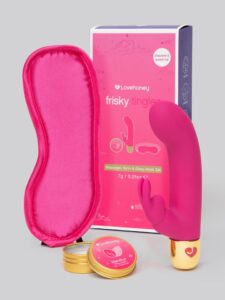 Lovehoney Frisky Tingles Rabbit Travel Clitoral Pleasure Kit — Sex Toys • Pink