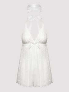 Lovehoney Lingerie Lovehoney Plus Size White Lace Babydoll Gift Set - One Size Queen — Lingerie • White Australia Lovehoney Lingerie Lovehoney Plus Size White Lace Babydoll Gift Set - One Size Queen — Lingerie • White