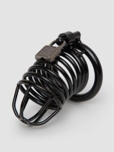 DOMINIX Deluxe Chastity Cock Cage 4.5 Inch — Erotic • Black