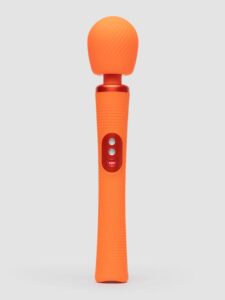 Fun Factory VIM Extra Quiet Silicone Wand Vibrator — Erotic • Orange