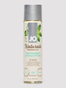 System JO Naturals Peppermint and Eucalyptus Massage Oil 120ml — Erotic Australia System JO Naturals Peppermint and Eucalyptus Massage Oil 120ml — Erotic