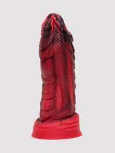 Lovehoney Pleasure Quest Girthy Fire Dragon Dildo — Sex Toys • Red