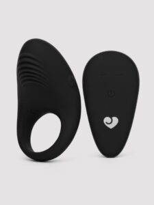Lovehoney Champion Lover Remote Control Rechargeable Cock Ring — Sex Toys • Black