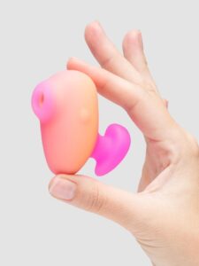 ROMP Kiss Rechargeable Clitoral Suction Stimulator — Sex Toys • Hot Pink