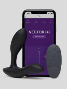 We-Vibe Vector+ App and Remote Controlled Rechargeable Prostate Massager — Sex Toys • Black Australia We-Vibe Vector+ App and Remote Controlled Rechargeable Prostate Massager — Sex Toys • Black