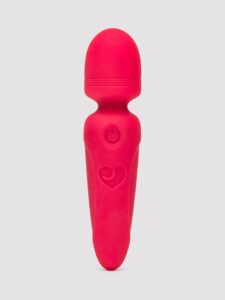 Lovehoney Red Silicone Mini Wand Vibrator — Erotic • Red