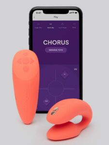 We-Vibe Chorus App and Remote Controlled Rechargeable Couple's Vibrator — Sex Toys • Coral