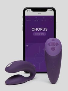 We-Vibe Chorus App and Remote Controlled Rechargeable Couple's Vibrator — Sex Toys • Purple