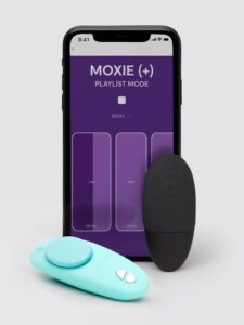 We-Vibe Moxie + App and Remote Controlled Wearable Clitoral Knicker Vibrator — Sex Toys • Blue