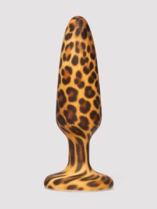 Excellent Power Leopard Print Silicone Medium Butt Plug — Erotic • Silver Australia Excellent Power Leopard Print Silicone Medium Butt Plug — Erotic • Silver