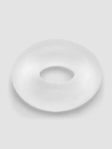 Lovehoney BASICS BASICS Doughnut Stretchy Cock Ring — Erotic • Clear