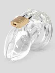 CB Chastity Devices CB-6000S Short Male Chastity Cage Kit — Erotic • Clear