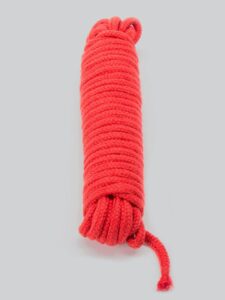 Bondage Boutique Soft Bondage Rope 10 Metre — Erotic • Red