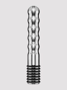 ElectraStim Bi-Polar Electrosex Wave Metal Dildo 7 Inch — Sex Toys • Silver