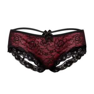 Oh La La Cheri Red and Black Cage-Back Knickers - S / M — Erotic • Black Australia Oh La La Cheri Red and Black Cage-Back Knickers - S / M — Erotic • Black