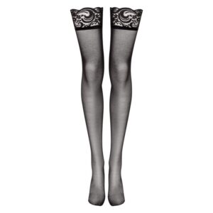 Lovehoney Lingerie Lovehoney Sheer Black Lace Top Thigh-High Stockings - One size — Lingerie • Black Australia Lovehoney Lingerie Lovehoney Sheer Black Lace Top Thigh-High Stockings - One size — Lingerie • Black