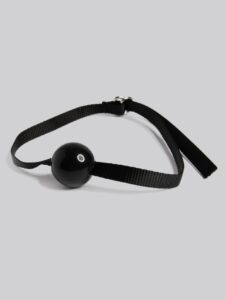 Bondage Boutique Beginners Small Ball Gag — Lingerie • Black Australia Bondage Boutique Beginners Small Ball Gag — Lingerie • Black