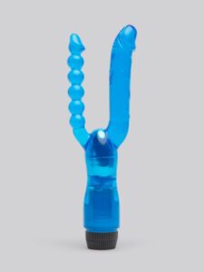 Lovehoney Double Lover Double Penetration Vibrator — Sex Toys • Blue