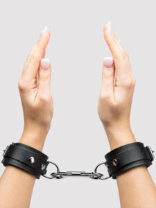 Bondage Boutique Soft Leather Handcuffs — Erotic • Black Australia Bondage Boutique Soft Leather Handcuffs — Erotic • Black