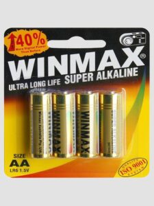 Unbranded WINMAX AA Super Alkaline Batteries (4 Pack) — Erotic