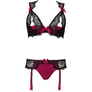 Lovehoney Lingerie Lovehoney Moonlight Black Peekaboo Bra and Suspender Knickers Set - Small — Lingerie • Black Australia Lovehoney Lingerie Lovehoney Moonlight Black Peekaboo Bra and Suspender Knickers Set - Small — Lingerie • Black