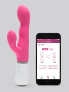 Lovense Nora App Controlled Rechargeable Rotating Rabbit Vibrator — Sex Toys • Pink