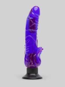 Lovehoney Triple Tickler Suction Cup Dildo Vibrator 5.5 Inch — Sex Toys • Purple