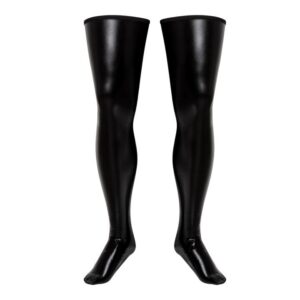 Lovehoney Lingerie Lovehoney FiercePlus Size Black Wet Look Thigh High Stockings - One Size Queen — Lingerie • Black Australia Lovehoney Lingerie Lovehoney FiercePlus Size Black Wet Look Thigh High Stockings - One Size Queen — Lingerie • Black