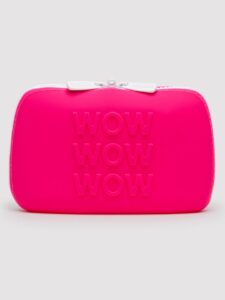 Happy Rabbit WOW Small Silicone Zip Storage Case — Erotic • Pink Australia Happy Rabbit WOW Small Silicone Zip Storage Case — Erotic • Pink