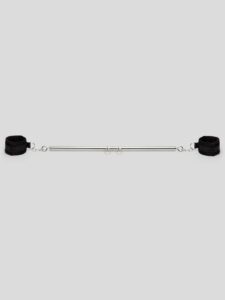 Bondage Boutique Expandable Spreader Bar and Cuffs Set — Erotic • Black