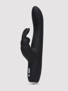 Fifty Shades of Grey Greedy Girl Slimline Rabbit Vibrator — Sex Toys • Black