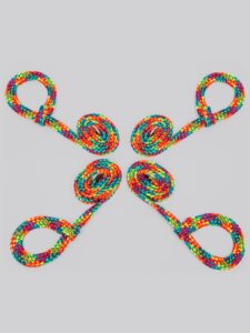 Bondage Boutique Rainbow Soft Rope Restraints — Erotic • Rainbow