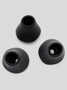 Womanizer X Lovehoney Replacement Heads (3 Pack) — Erotic • Black