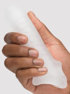 Perfect Fit Fat Boy Thin 6.5 Inch Penis Sleeve with Ball Loop — Sex Toys • White Australia Perfect Fit Fat Boy Thin 6.5 Inch Penis Sleeve with Ball Loop — Sex Toys • White