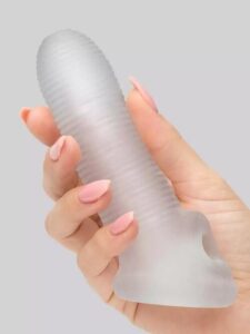Perfect Fit Fat Boy Micro Ribbed 5.5 Inch Penis Sleeve with Ball Loop — Sex Toys • Clear Australia Perfect Fit Fat Boy Micro Ribbed 5.5 Inch Penis Sleeve with Ball Loop — Sex Toys • Clear
