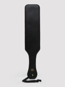 Fifty Shades of Grey Bound to You Faux Leather Spanking Paddle — Erotic • Black