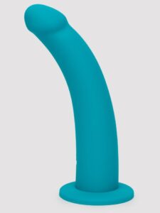 Lovehoney Curved Silicone Suction Cup Dildo 8 Inch — Sex Toys • Green