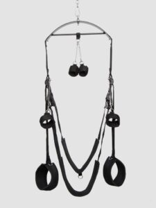 DOMINIX Deluxe Fantasy Bondage Swing t — Sex Toys • Black